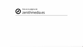 What Zenithmedia.es website looked like in 2020 (4 years ago)