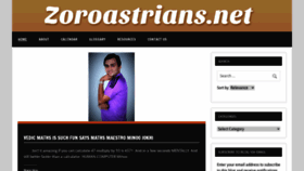 What Zoroastrians.net website looked like in 2020 (3 years ago)