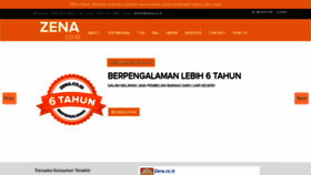 What Zena.co.id website looked like in 2020 (3 years ago)