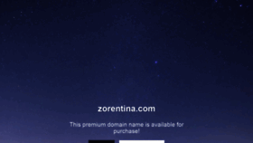 What Zorentina.com website looked like in 2020 (3 years ago)