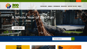 What Zooknoxville.org website looked like in 2020 (3 years ago)