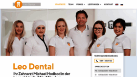 What Zahnarzt-muenchen-schwabing.dental website looked like in 2020 (3 years ago)