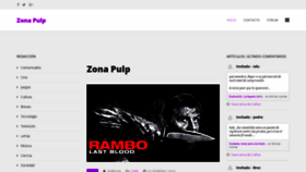 What Zonapulp.com website looked like in 2020 (3 years ago)