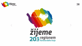 What Zijemeregionem.cz website looked like in 2020 (3 years ago)