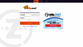 What Zipmail.com.br website looked like in 2020 (3 years ago)