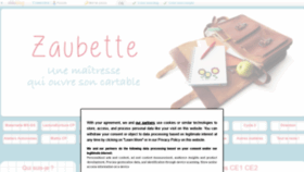 What Zaubette.fr website looked like in 2020 (3 years ago)