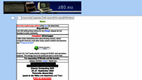 What Z80.eu website looked like in 2020 (3 years ago)