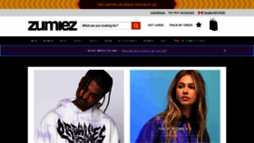 What Zumiez.ca website looked like in 2020 (3 years ago)