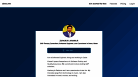 What Zuhairanwar.com website looked like in 2020 (3 years ago)