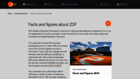 What Zdf.com website looked like in 2020 (3 years ago)
