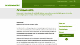 What Zevenwouden.nl website looked like in 2020 (4 years ago)