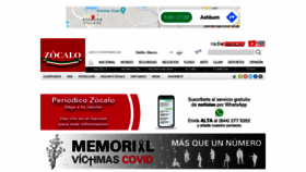 What Zocalo.com.mx website looked like in 2020 (3 years ago)