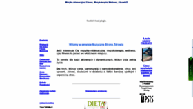 What Zdrowamuzyka.pl website looked like in 2020 (3 years ago)