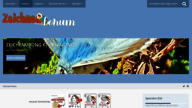 What Zeichnen-forum.de website looked like in 2020 (3 years ago)