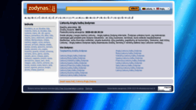 What Zodynas2.lt website looked like in 2020 (3 years ago)