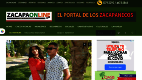 What Zacapaonline.com website looked like in 2020 (3 years ago)