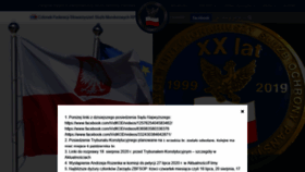 What Zbfsop.pl website looked like in 2020 (3 years ago)