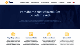 What Zoner.eu website looked like in 2020 (3 years ago)