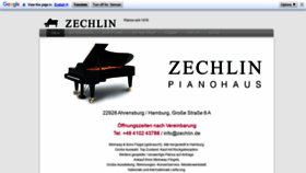 What Zechlin.de website looked like in 2020 (3 years ago)