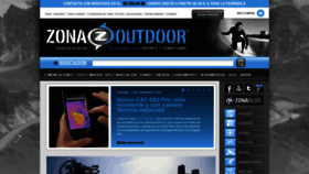 What Zonaoutdoor.es website looked like in 2020 (3 years ago)
