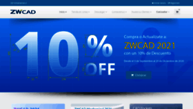 What Zwcad.cl website looked like in 2020 (4 years ago)