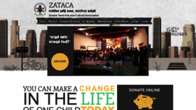 What Zataca.org website looked like in 2020 (3 years ago)