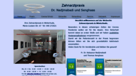 What Zahnarztpraxis-in-winterhude.de website looked like in 2020 (3 years ago)