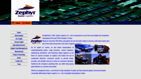 What Zephyrlogistics.com website looked like in 2020 (3 years ago)