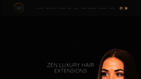 What Zenhair.co website looked like in 2020 (3 years ago)
