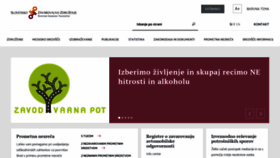 What Zav-zdruzenje.si website looked like in 2020 (3 years ago)