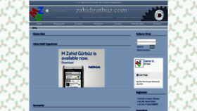 What Zahidgurbuz.com website looked like in 2020 (3 years ago)