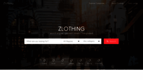 What Zlothing.com website looked like in 2020 (3 years ago)