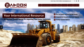 What Zadoon.com website looked like in 2020 (5 years ago)