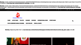 What Zimbabwelatestnews.net website looked like in 2020 (3 years ago)