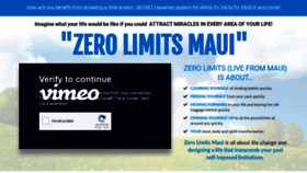 What Zerolimitsmaui.com website looked like in 2020 (3 years ago)
