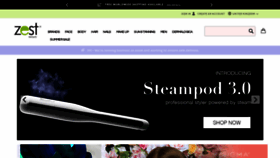 What Zestbeauty.com website looked like in 2020 (3 years ago)