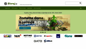 What Zlavuj.sk website looked like in 2020 (3 years ago)
