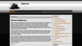 What Zogbots.org website looked like in 2020 (3 years ago)