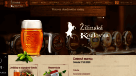 What Zilinskakozlovna.sk website looked like in 2020 (3 years ago)