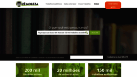 What Zemoleza.com.br website looked like in 2020 (3 years ago)