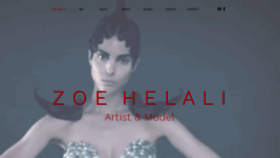 What Zoehelali.com website looked like in 2020 (3 years ago)