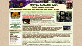 What Zahradkari.cz website looked like in 2020 (3 years ago)