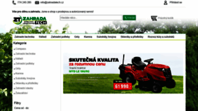 What Zahradatech.cz website looked like in 2020 (3 years ago)