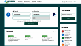 What Zinchanger.com website looked like in 2020 (4 years ago)