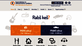 What Zastavljalnica-ljubljana.si website looked like in 2020 (3 years ago)