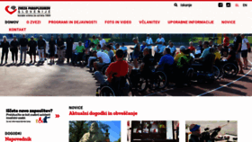 What Zveza-paraplegikov.si website looked like in 2020 (5 years ago)