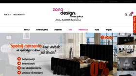 What Zona-design.pl website looked like in 2020 (3 years ago)