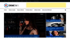What Zdrowietak.pl website looked like in 2020 (3 years ago)
