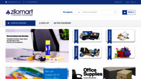 What Zilomart.com website looked like in 2020 (3 years ago)