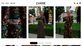 What Zahide.com website looked like in 2020 (3 years ago)